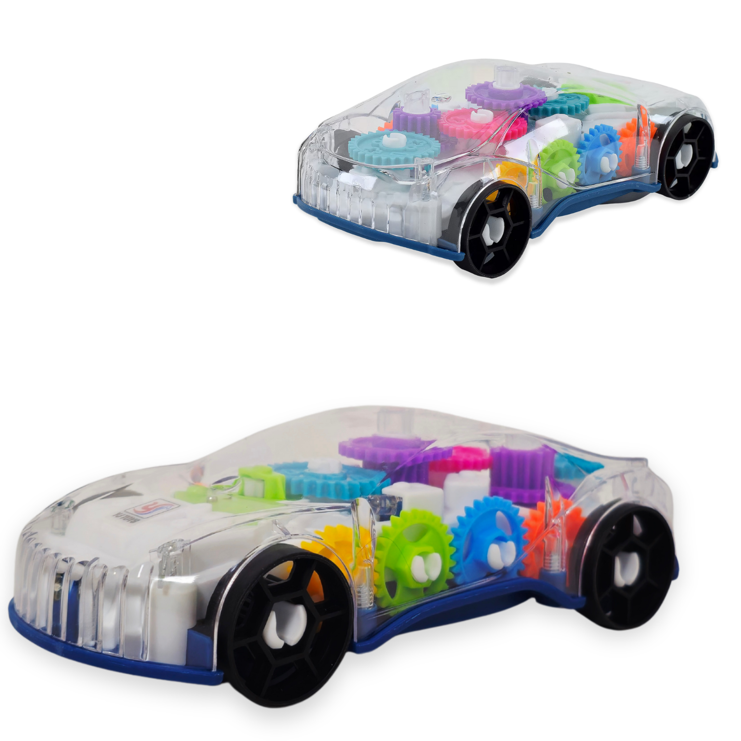 Masinuta transparenta multicolor