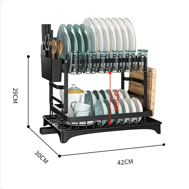 Scurgator vase negru